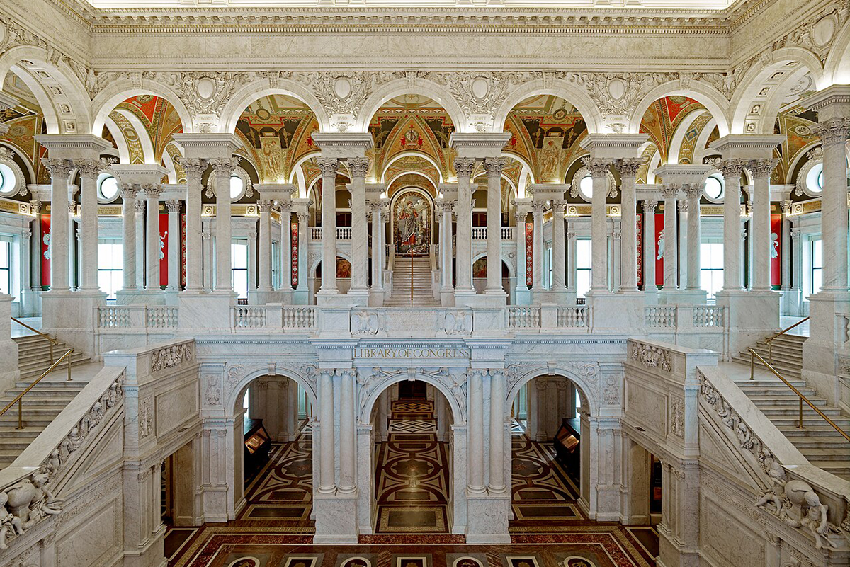 second floor of the library of congress